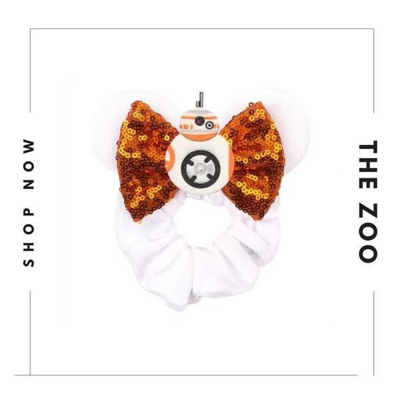 Headband and Scrunchie with Mouse Ears Starwars - Picture 3 of 3